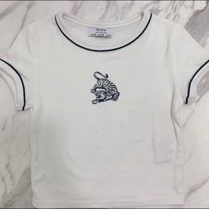 Bershka Tiger Baby Tee